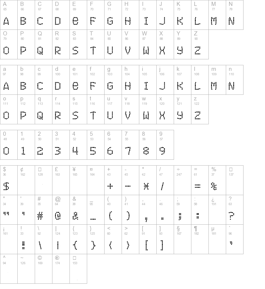 Exit font (for a film)
