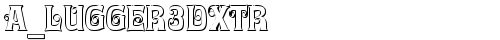 a_Lugger3Dxtr Regular free truetype font