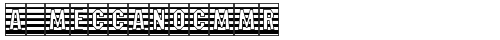 a_MeccanoCmMr Regular truetype font