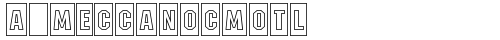 a_MeccanoCmOtl Regular truetype font