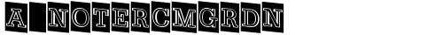a_NoterCmGrDn Regular truetype шрифт