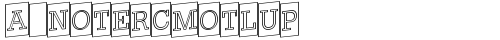 a_NoterCmOtlUp Regular truetype шрифт