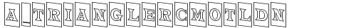 a_TrianglerCmOtlDn Regular truetype шрифт