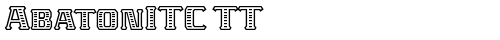 AbatonITC TT Regular free truetype font