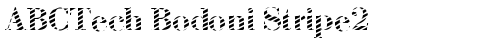 ABCTech Bodoni Stripe2 Regular truetype шрифт