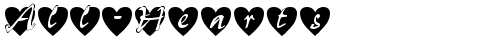 All-Hearts Normal truetype шрифт бесплатно