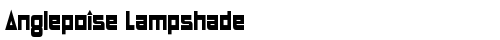 Anglepoise Lampshade Regular truetype шрифт