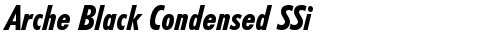 Arche Black Condensed SSi Bold truetype fuente gratuito