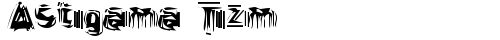 Astigama Tizm Regular truetype шрифт