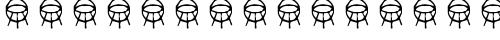 Astrologische Symbole Regular truetype шрифт бесплатно