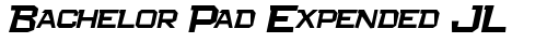Bachelor Pad Expended JL Italic fonte truetype