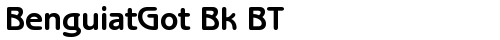 BenguiatGot Bk BT Bold truetype шрифт бесплатно