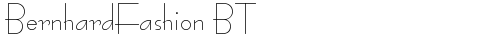 BernhardFashion BT Regular font TrueType