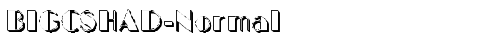 BIGCSHAD-Normal Regular truetype шрифт бесплатно