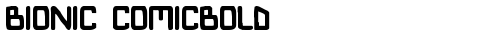 Bionic ComicBold Bold free truetype font