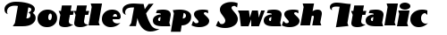 BottleKaps Swash Italic Regular Truetype-Schriftart kostenlos