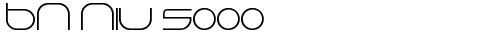 BN Niv 5000 Regular truetype шрифт бесплатно