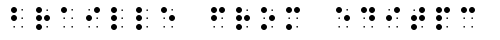 Braille from EDITPC Regular truetype font