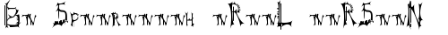 BT Speartooth TRIAL VERSION Regular truetype font
