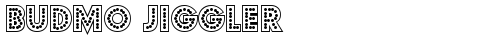 Budmo Jiggler Bold TrueType-Schriftart