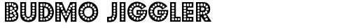 Budmo Jiggler Regular truetype font