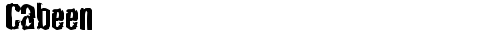 Cabeen Crappy Truetype-Schriftart kostenlos