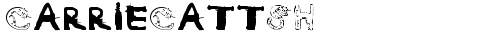 CarrieCattSH Regular truetype шрифт