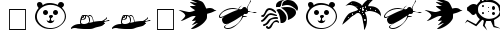 Carr Animal Dingbats Regular truetype шрифт