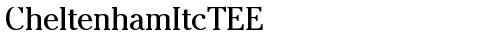 CheltenhamItcTEE Regular truetype шрифт