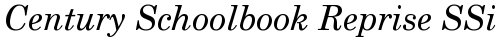 Century Schoolbook Reprise SSi Italic truetype font