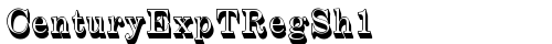 CenturyExpTRegSh1 Regular free truetype font