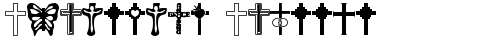 Christian Crosses Regular truetype шрифт бесплатно