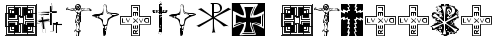 Christian Crosses II Regular truetype fuente gratuito