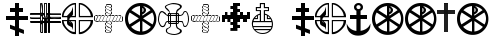 Christian Crosses III Regular truetype шрифт бесплатно