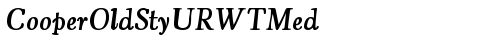 CooperOldStyURWTMed Italic truetype fuente