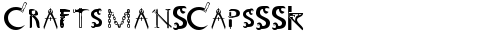 CraftsmanSCapsSSK Regular truetype font