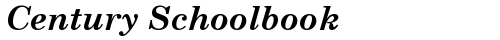 Century Schoolbook Bold Italic truetype шрифт