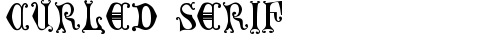 Curled Serif Normal truetype font