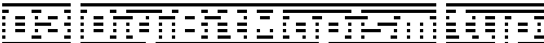 D3 DigiBitMapism type B Regular truetype font