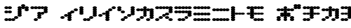 D3 Electronism Katakana Regular TrueType-Schriftart
