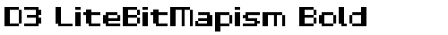 D3 LiteBitMapism Bold Regular font TrueType gratuito