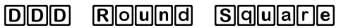 DDD Round Square Regular truetype font