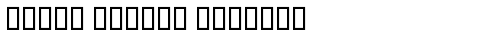 Dlila Hollow Oblique Regular truetype font
