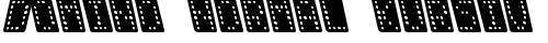 Domino normal kursiv Regular font TrueType gratuito