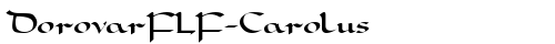 DorovarFLF-Carolus Regular free truetype font