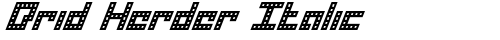 Drid Herder Italic Italic Truetype-Schriftart kostenlos