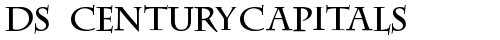 DS CenturyCapitals Regular truetype font