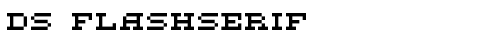 DS FlashSerif Regular truetype font