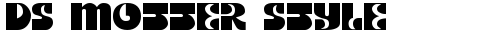 DS Motter Style Regular truetype font