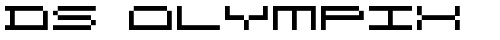 DS OlymPix Regular TrueType-Schriftart